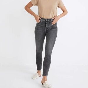 Madewell Women's 10" High-Rise Skinny Jeans in Oakwood Wash Size 30